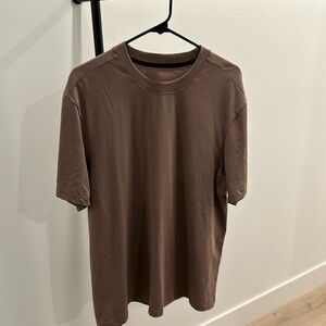 Lululemon Zeroed In Short Sleeve Shirt Taupetastic Large